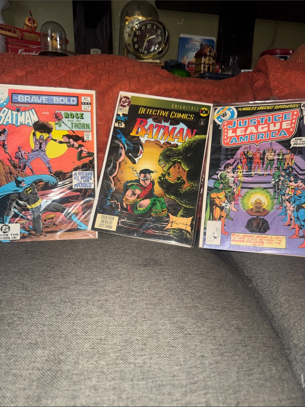 Vintage DC Comics Lot Batman Detective Comics #660 Brave and the Bold JLA #188